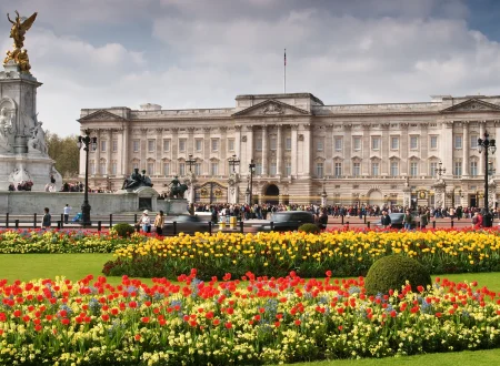 visiting Buckingham Palace